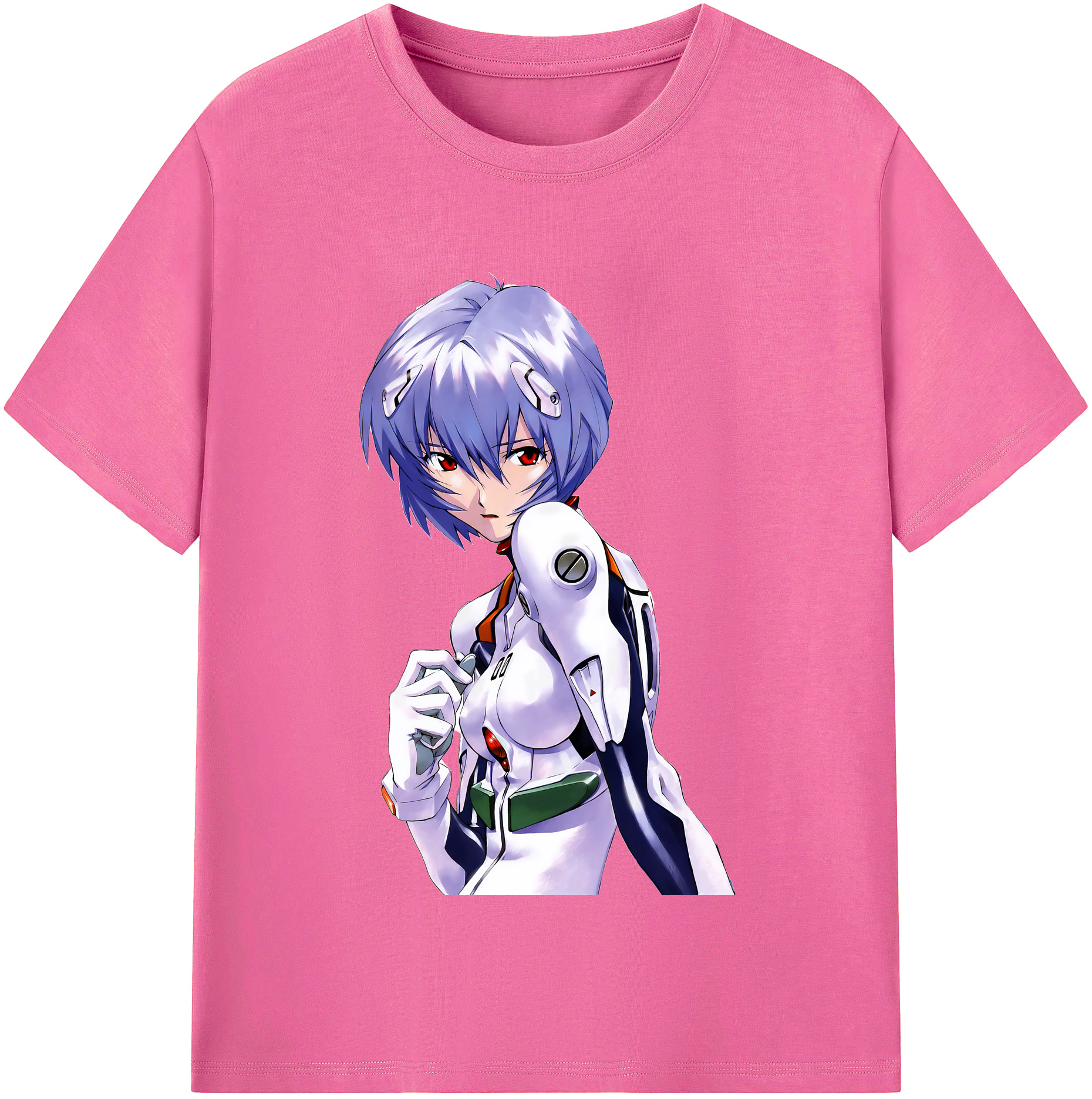 （画像用） EVA 新世紀エヴァンゲリオン レディースカジュアルプリントTシャツ（綿100％）